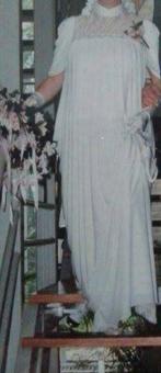 Witte Griekse bruidsjapon, maat 40, Ophalen of Verzenden, Zo goed als nieuw, Wit, Trouwjurk