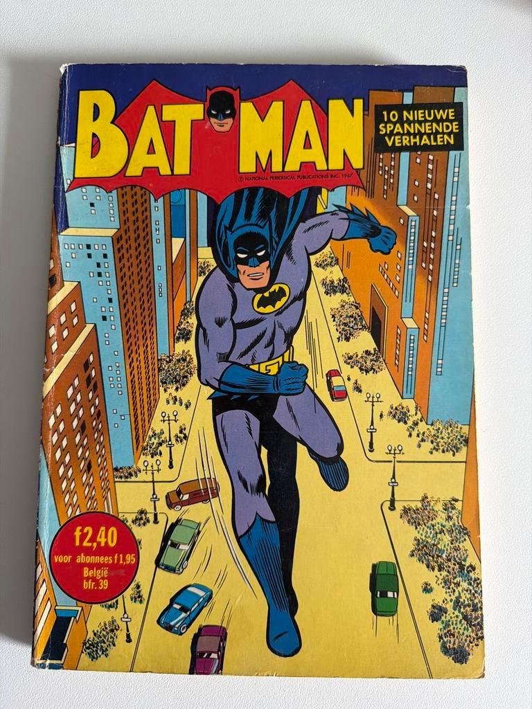 Vintage Batman Comic - 10 Nieuwe Spannende Verhalen, Eén comic, Ophalen of Verzenden, Gelezen, Amerika