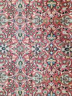 Handgeknoopt oosters wol Varamin floral tapijt 122x185cm, Crème, 100 tot 150 cm, Ophalen of Verzenden, Zo goed als nieuw