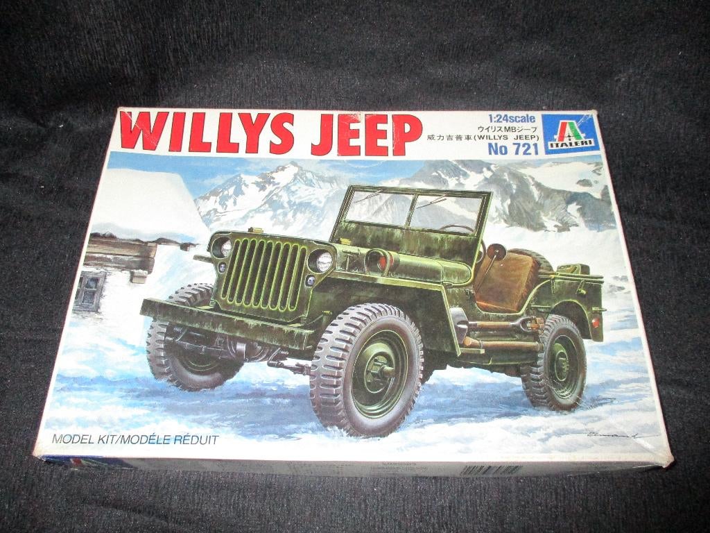 H-309,ITALERI 1-24,NO,721,Willys Jeep, Overige merken, 1:32 tot 1:50, Overige typen, Nieuw
