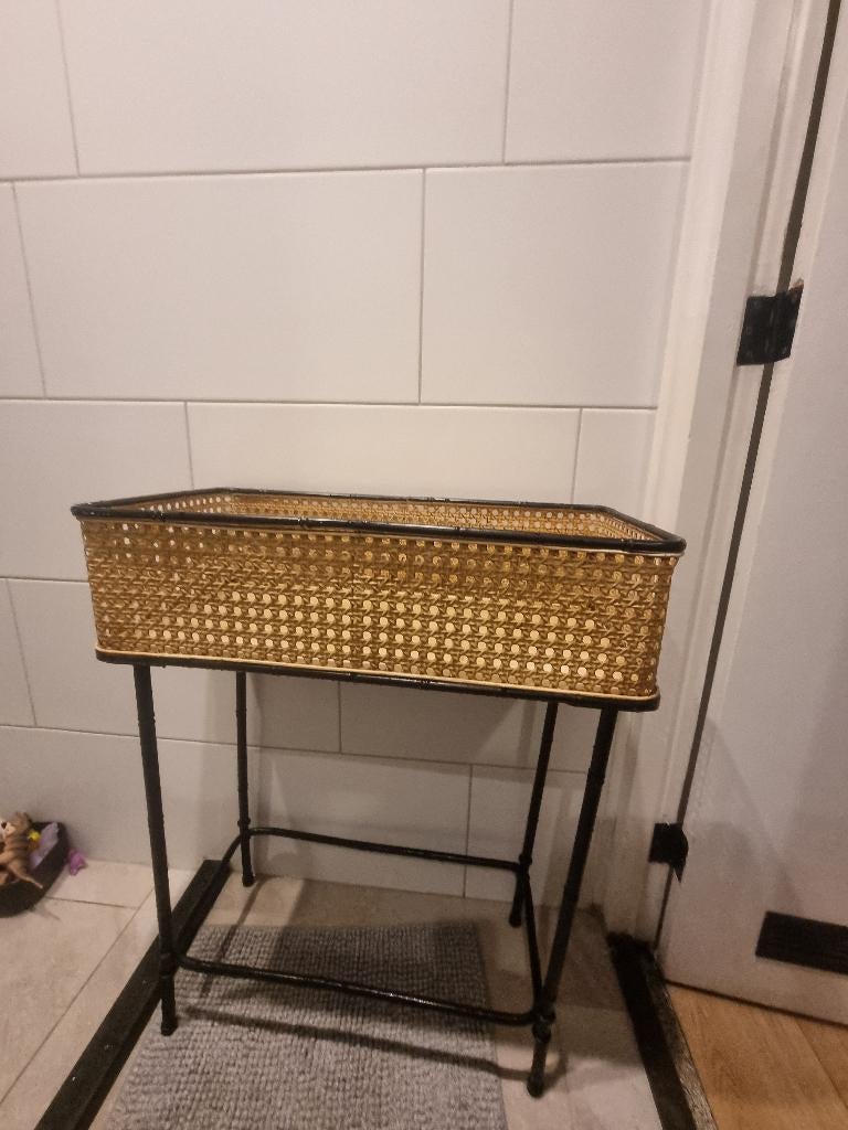 Rotan Tafeltje, Huis en Inrichting, Tafels | Bijzettafels, Ophalen, Overige materialen, 75 cm of meer, 60 cm of meer