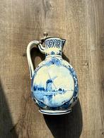 Antieke Porceleyne Fles Delftse Schenkkan met Tinne Deksel, Ophalen of Verzenden