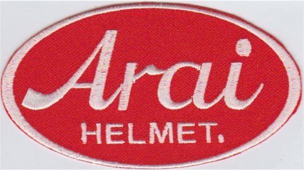 Arai Helmet stoffen opstrijk patch embleem #1, Motoren, Accessoires | Stickers, Ophalen of Verzenden