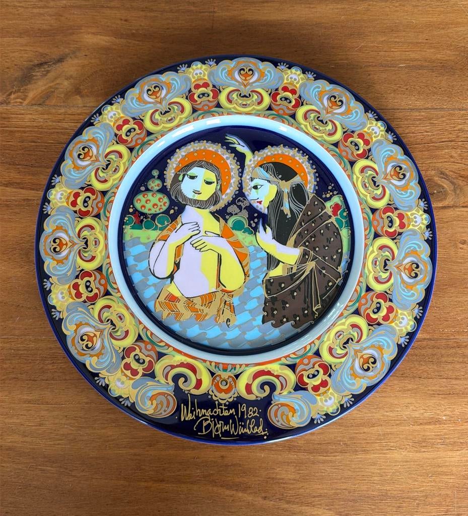 Rosenthal gelimiteerd kerst wandbord 1982, Ophalen of Verzenden