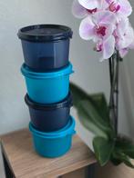 Tupperware fruit, yoghurt, dessert bakjes - 4 stuks, Ophalen of Verzenden, Nieuw, Blauw, Bak of Kom