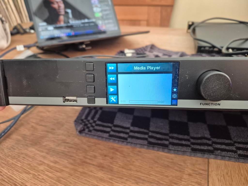 AUDAC MSP40 Media player/recorder, Ophalen of Verzenden, Gebruikt, USB 2