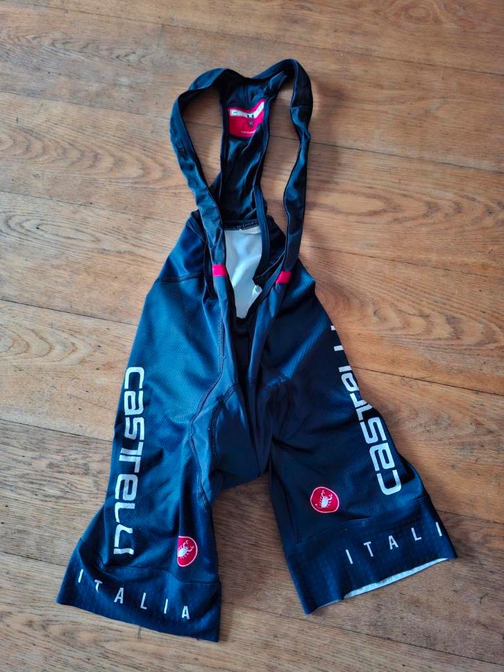 Castelli Competitione Italia Bibshort M, Fietsen en Brommers, Fietsaccessoires | Fietskleding, Zo goed als nieuw, Bovenkleding