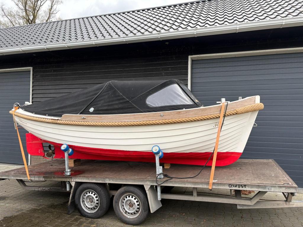 Enkhuizen Sloep 500, Watersport en Boten, Sloepen, Gebruikt, 10 tot 30 pk, 3 tot 6 meter, Diesel, Polyester