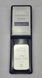 100 gram zilveren baar Albino Moutinho, Postzegels en Munten, Edelmetalen en Baren, Ophalen of Verzenden, Zilver