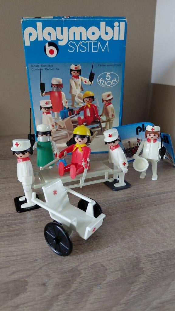 Vintage playmobil system 3237 eerste hulp, compleet, ca 1980, Kinderen en Baby's, Speelgoed | Playmobil, Ophalen of Verzenden