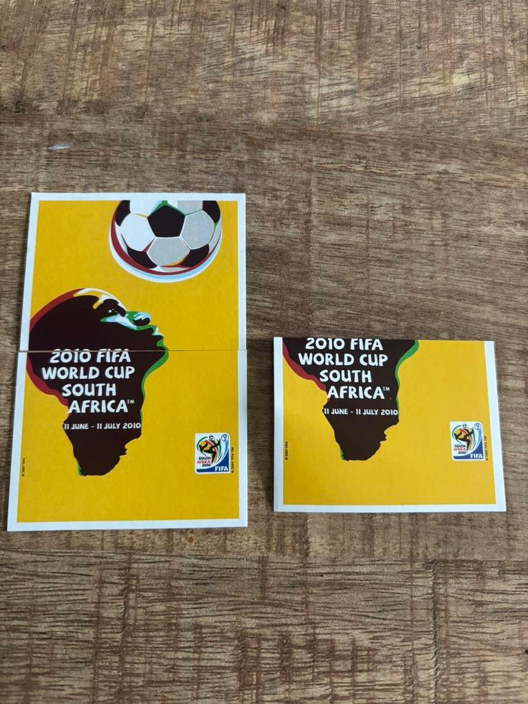 Panini WK 2010 Logo Stickers, Verzamelen, Ophalen of Verzenden, Zo goed als nieuw, Buitenlandse clubs, Poster, Plaatje of Sticker