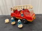 Smurfen brandweer auto, Verzamelen, Smurfen, Ophalen of Verzenden, Gebruikt, Verschillende Smurfen, Poppetje, Figuurtje of Knuffel