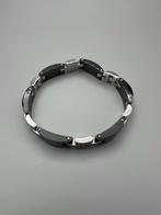 Cartier Maillon Panthère armband met diamanten en keramiek, Gebruikt, Zwart, Ophalen of Verzenden, Met edelsteen