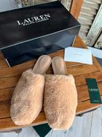 NIEUWE faux-fur RALPH LAUREN muiltjes/slippers maat 40-41, Beige, Nieuw, Ralph Lauren, Sandalen of Muiltjes