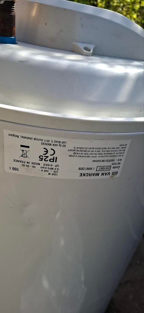 Te koop boiler 100 liter, Doe-het-zelf en Verbouw, Ophalen, Gebruikt, 20 tot 100 liter, Boiler