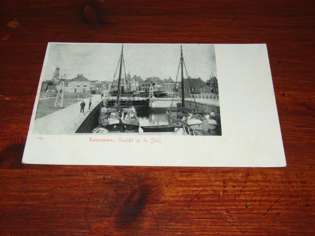 606- LEMMER, GEZICHT OP DE SLUIS, Verzenden, 1920 tot 1940, Ongelopen, Friesland