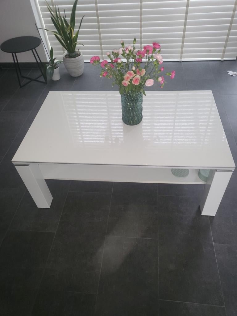 Salon tafel, 100 tot 150 cm, Zo goed als nieuw, Minder dan 50 cm, Rechthoekig