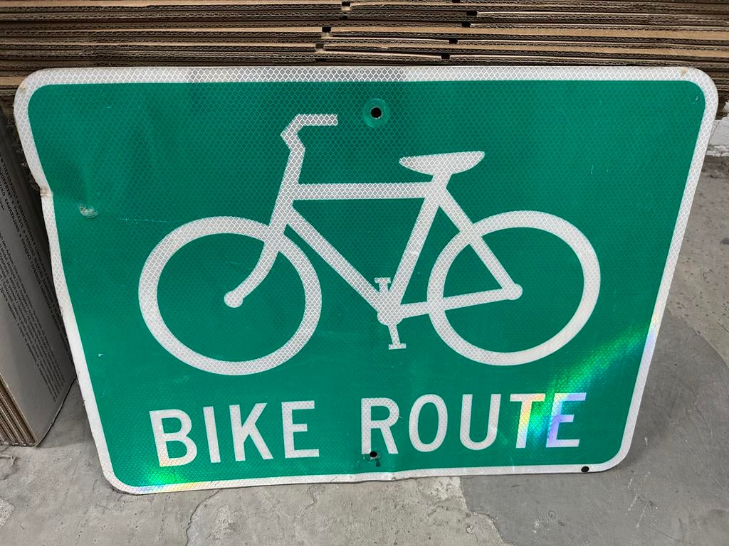 Vintage california highway signs borden, Ophalen of Verzenden, Gebruikt, Reclamebord