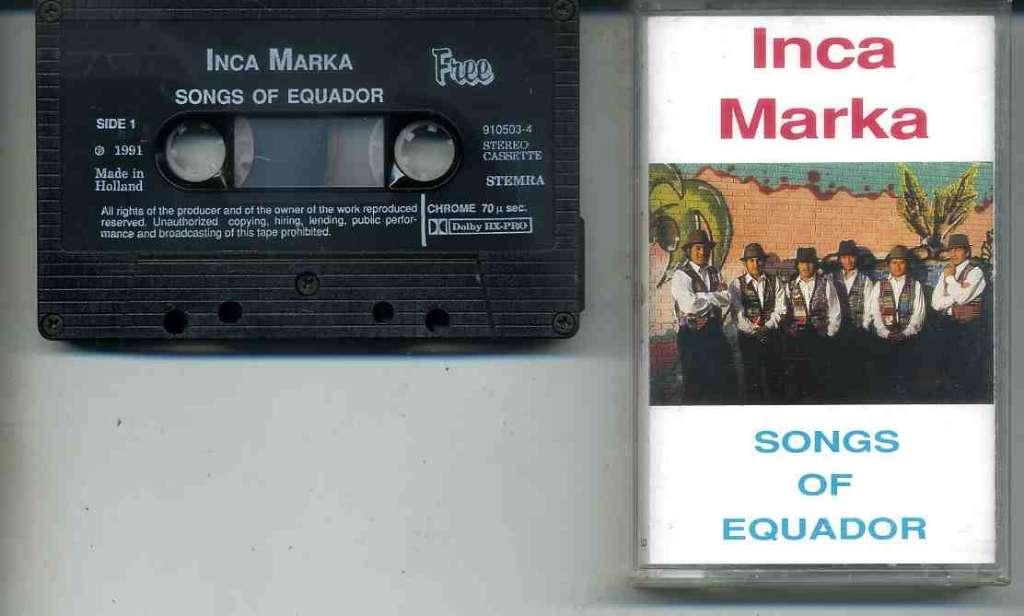 Inca Marka Songs of Equador 14 nrs cassette 1991 als NIEUW, Wereldmuziek, 1 bandje, Ophalen of Verzenden, Zo goed als nieuw