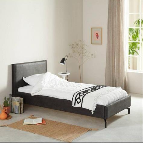Bed Wehkamp Home eenpersoonsbed 90x200 Detroit, Huis en Inrichting, Slaapkamer | Bedden, Ophalen, Overige materialen, 90 cm, Eenpersoons