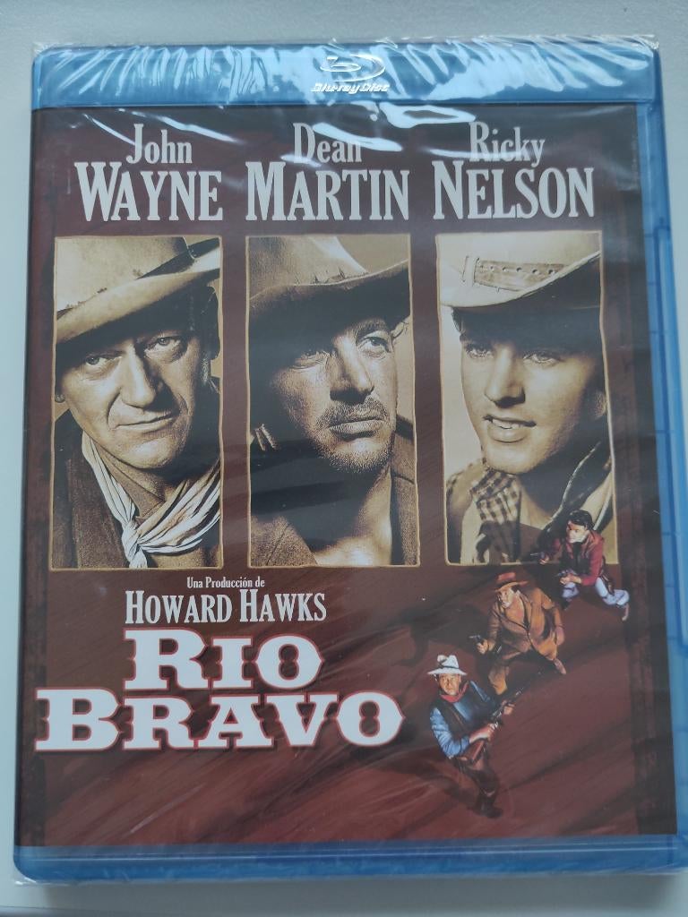 Rio Bravo blu-ray John Wayne, Dean Martin western 1959 NL ot, Cd's en Dvd's, Blu-ray, Nieuw in verpakking, Klassiekers, Ophalen of Verzenden