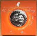 Nederland - Canada set - 60 jaar bevrijding 2005, Verzenden, Noord-Amerika, Setje, Zilver