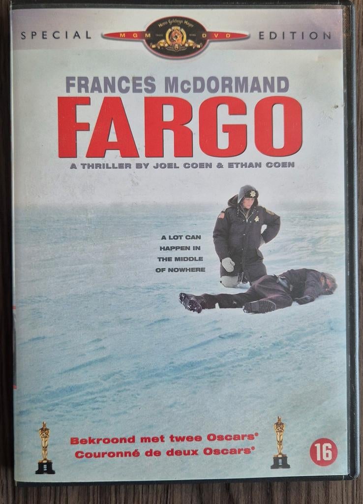 DVD Fargo (Joel Coen & Ethan Coen), Alle leeftijden, Verzenden, Zo goed als nieuw, Overige gebieden