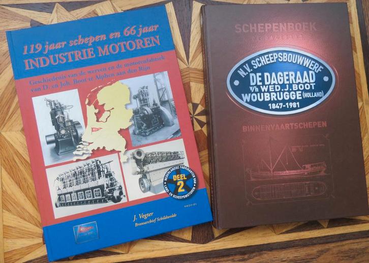 Schepenboek De Dageraad + 119 Jaar Joh Boot, Alphen a/d Rijn, Boeken, Vervoer en Transport, Zo goed als nieuw, Boot, Ophalen of Verzenden