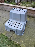 Dubbel caravan opstapje, Ophalen