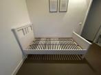 Ikea Hemnes bed, Ophalen, 90 cm, Wit, Tweepersoons
