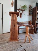 Bankje . Tafeltje . Catheder., Ophalen