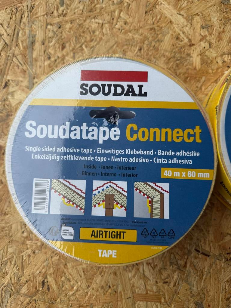 Soudal Soudatape Connect Enkelzijdig Zelfklevende Tape, Minder dan 4 cm, Overige materialen, Nieuw, Ophalen of Verzenden