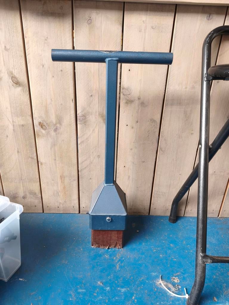 De Wit Stamper - Hoogwaardige Grondstamper, Tuin en Terras, Hand-tuingereedschap, Ophalen, Gebruikt, Overige soorten, De Wit