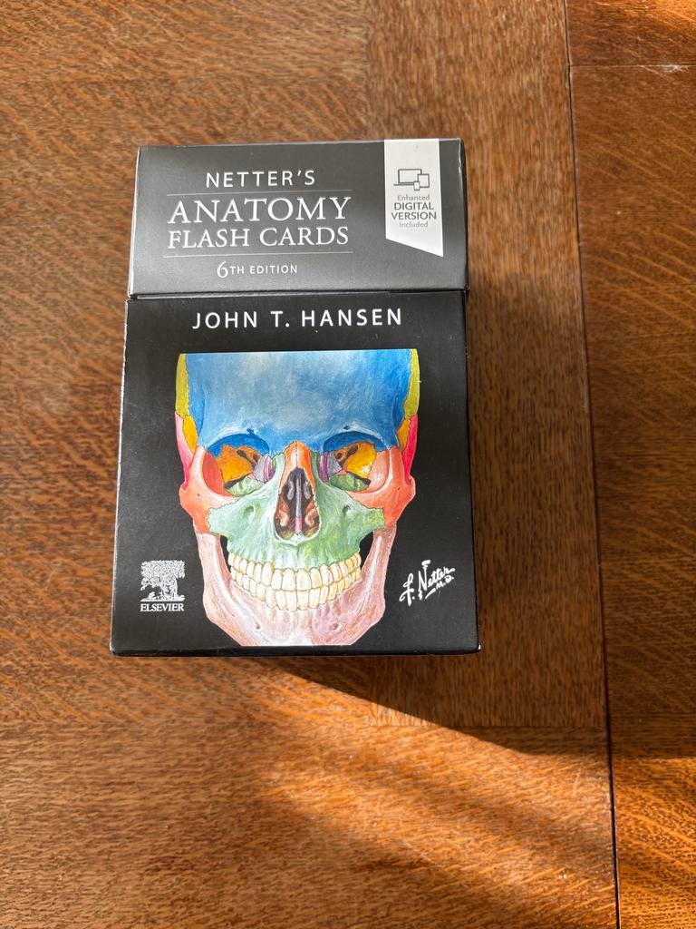 Netter's Anatomy Flash Cards 6e - Medische Opleidingen, Ophalen of Verzenden, Beta, Zo goed als nieuw, WO