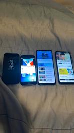 4 Samsung telefoons, Zwart, Ophalen of Verzenden, Zo goed als nieuw, 128 GB