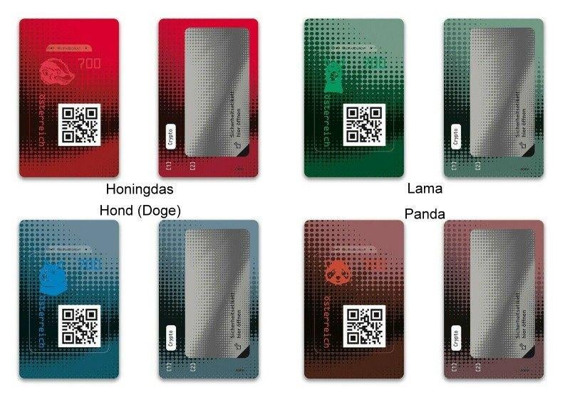 Oostenrijk 2020, de Crypto postzegels 2.0 hier verkrijgbaar., Verzenden, Postfris