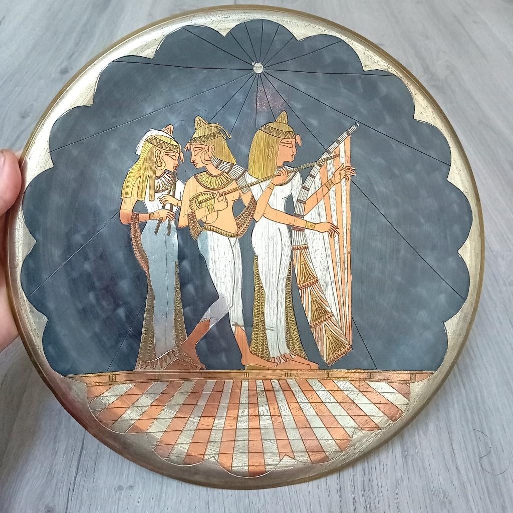 egyptische geeste wandplaat, Ophalen of Verzenden
