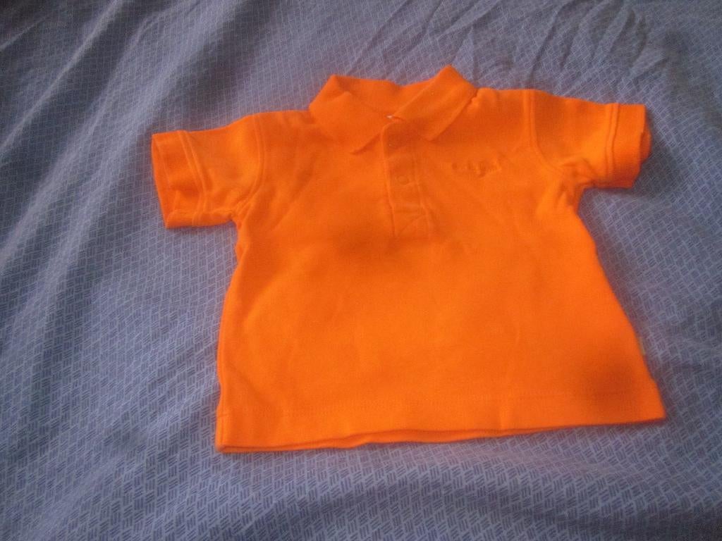 Nw oranje shirtje polokraagje Ducky Beau WK ea mt 62, Kinderen en Baby's, Babykleding | Maat 62, Jongetje of Meisje, Nieuw, Ophalen of Verzenden