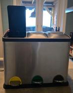 3 delige pedaalemmer, 40 liter of meer, Ophalen, Kunststof, Minder dan 50 cm