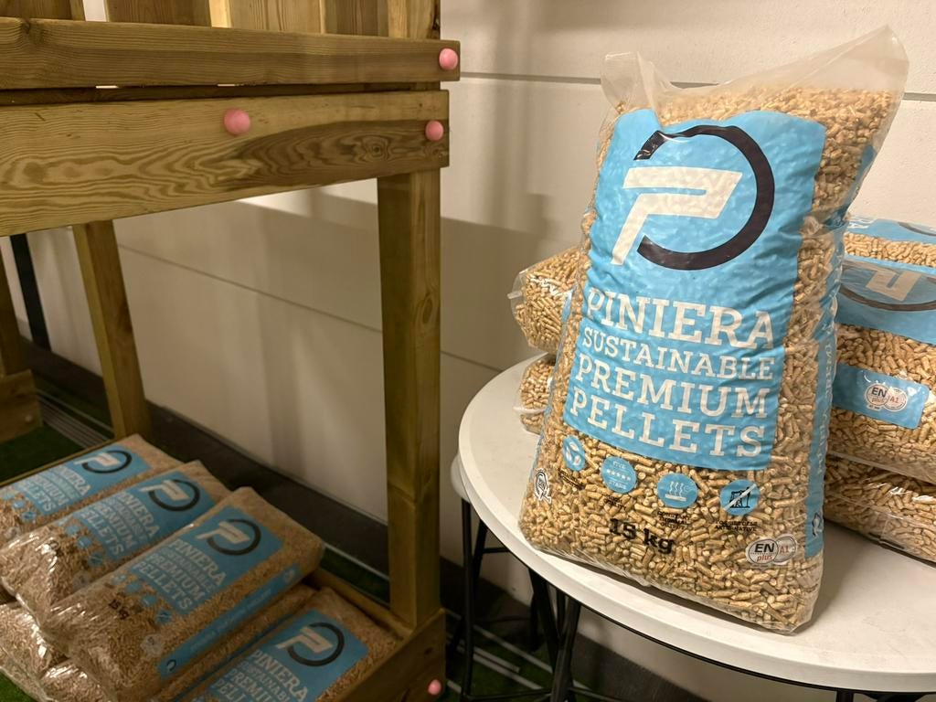 Piniera Witte Houtpellets Pellets Kachelpellets EN+A1, Minder dan 3 m³, Ophalen of Verzenden