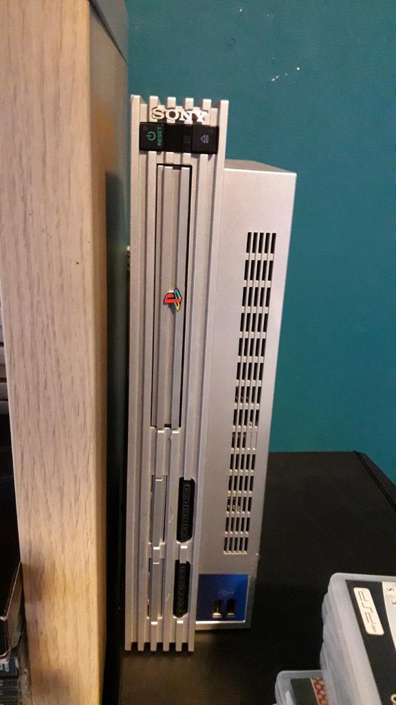 Ps2 satin silver (Losse console), Ophalen, Gebruikt, Phat, Zonder controller