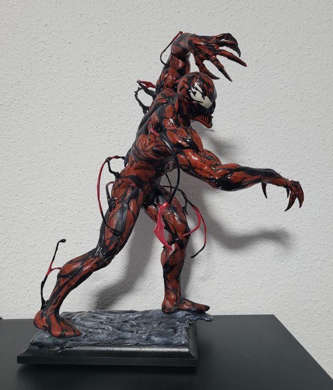 CARNAGE | Spider-Man-Spiderman-Marvel-Spidy-Symb-Venom, Verzamelen, Beelden en Beeldjes, Zo goed als nieuw, Fantasy, Ophalen of Verzenden