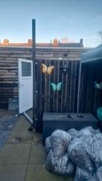 2x Zwarte Schutting 180x180, Ophalen of Verzenden, 3 tot 6 meter, Hout, 1 tot 2 meter