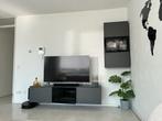 IKEA Besta TV meubel met bovenkast en glazen deuren, Huis en Inrichting, Ophalen, 100 tot 150 cm, 150 tot 200 cm, 25 tot 50 cm