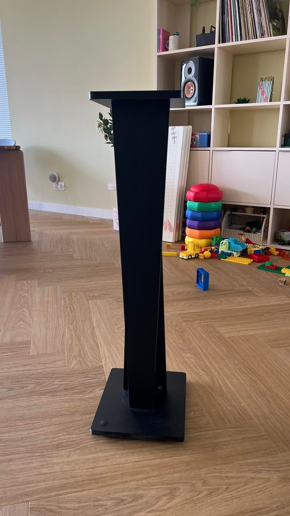 2 Houten Speaker Zuilen - 90 cm hoog, Audio, Tv en Foto, Luidsprekers, Ophalen, Gebruikt, Front, Rear of Stereo speakers, Overige merken