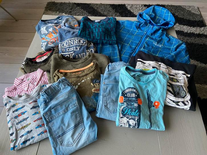 Leuk 12-Delig pakketje mt 122/128 voor 17,50 !!!, Kinderen en Baby's, Kinderkleding | Kinder-kledingpakketten, Gebruikt, Overige maten