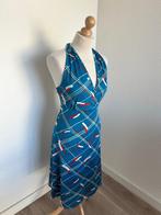 King Louie maat L blauwe racerback zomer jurk 3001, Blauw, Maat 42/44 (L), Ophalen of Verzenden, Zo goed als nieuw