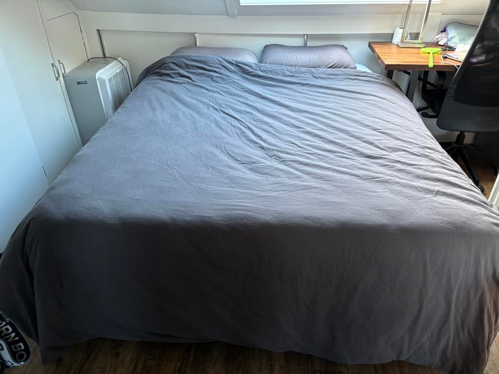 Boxpspring 2 persoons, Ophalen, Gebruikt, Tweepersoons, 80 cm