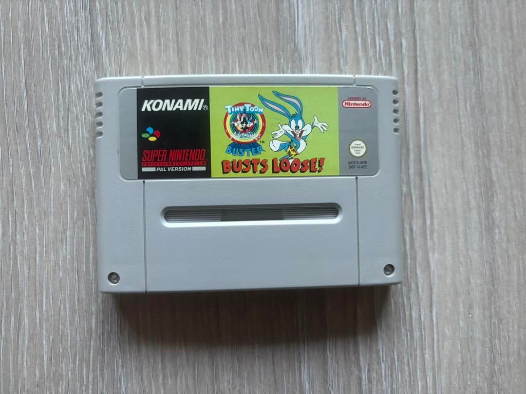 Tiny Toon Busts Loose voor de Super Nintendo., 1 speler, Ophalen of Verzenden, Vanaf 3 jaar
