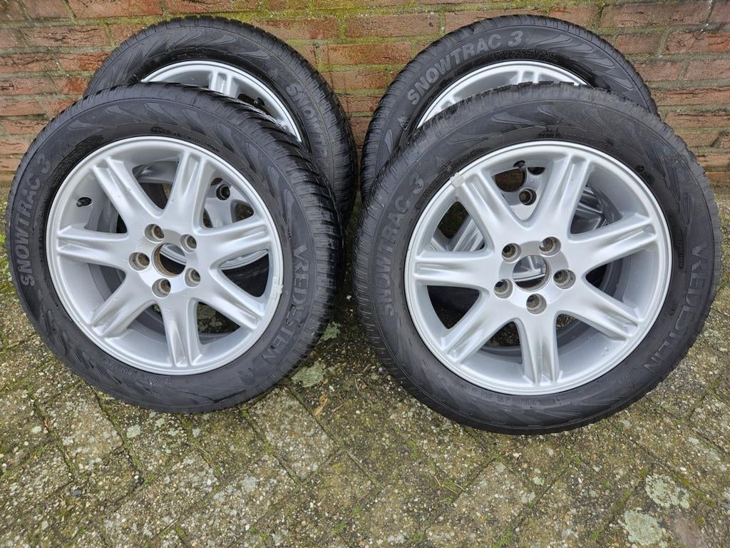 Volvo V70, S60, S80 velgen + winterbanden 205/55R16, wielen, Ophalen of Verzenden